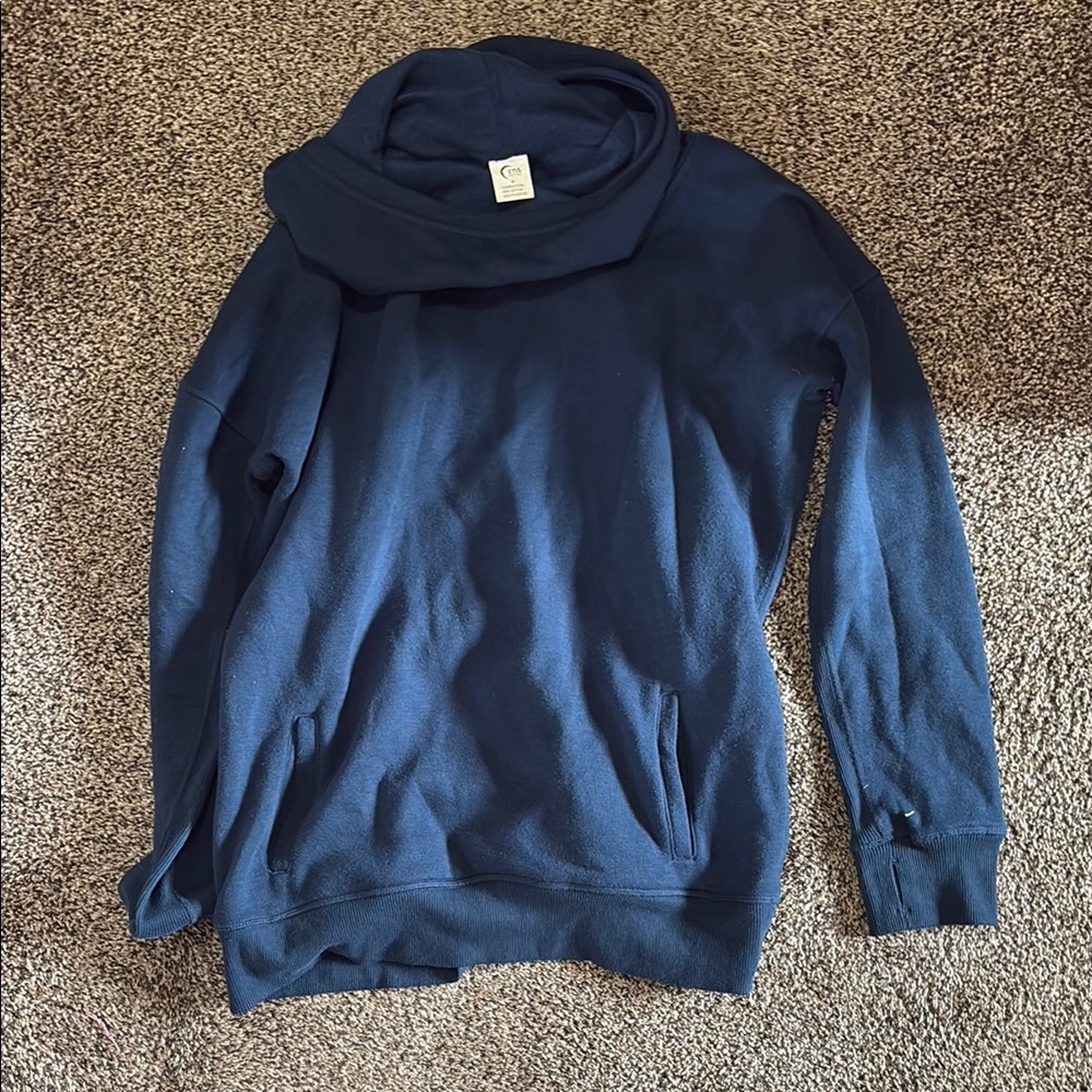 ZYIA Blue Turtleneck Sweater Versatile Comfort